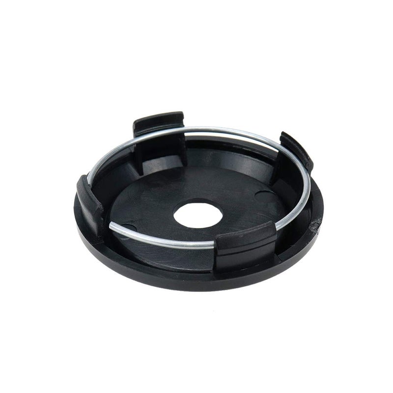 AUTUT Center Caps,64mm Wheel Rim Cover Hubcaps Rim Hub Center Covers Replacement 61mm Lug to Lug,Black,Pack of 4 - Image 5